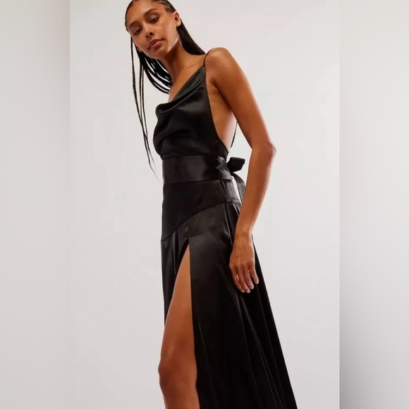 Bronx & Banco x Free People Leo Gown **NO BELT, Size Small (4). (V) - Picture 3 of 11